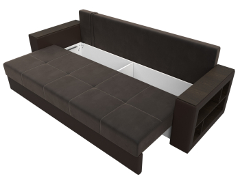 Диван прямой Дубай Лайт, велюр/экокожа
