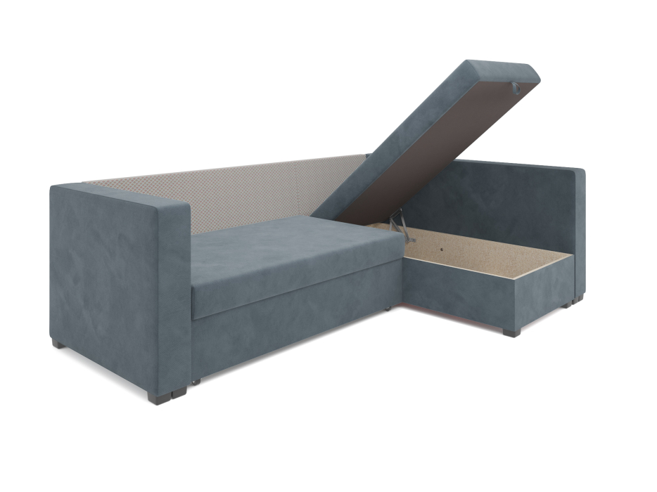 Диваны угловые в гостиную, Угловой диван Монако, велюр