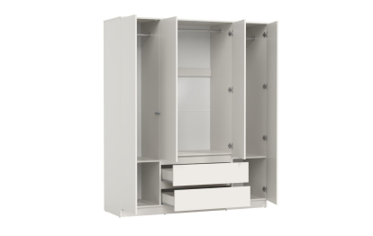 Шкаф Берген 82.01(4х дв.) + антресоль 82.04