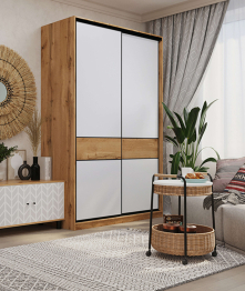 Шкаф-купе SLIM,125*60, Дуб вотан