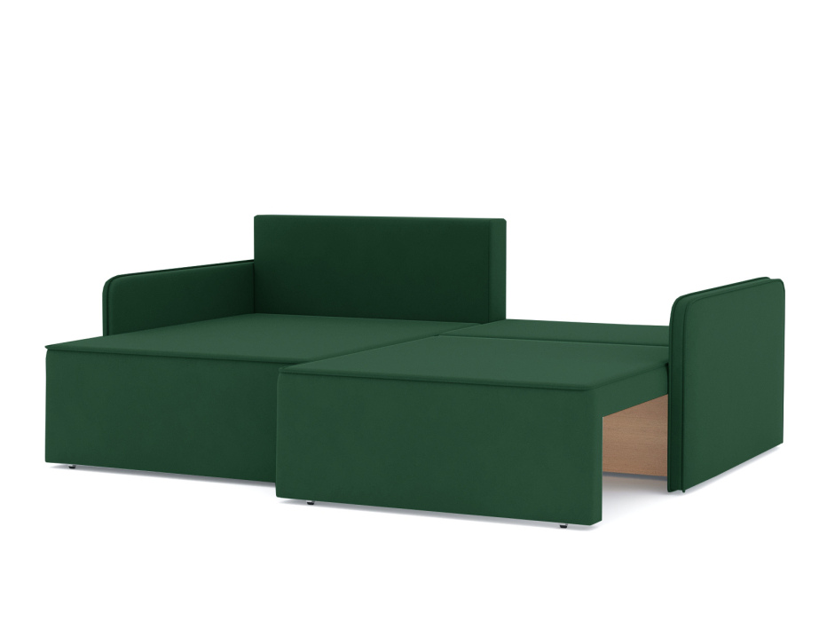 Диваны угловые в гостиную, Диван-кровать угловой еврокнижка Блюм, велюр