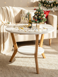 Стол журнальный БьютиСтайл 13 белый/бук