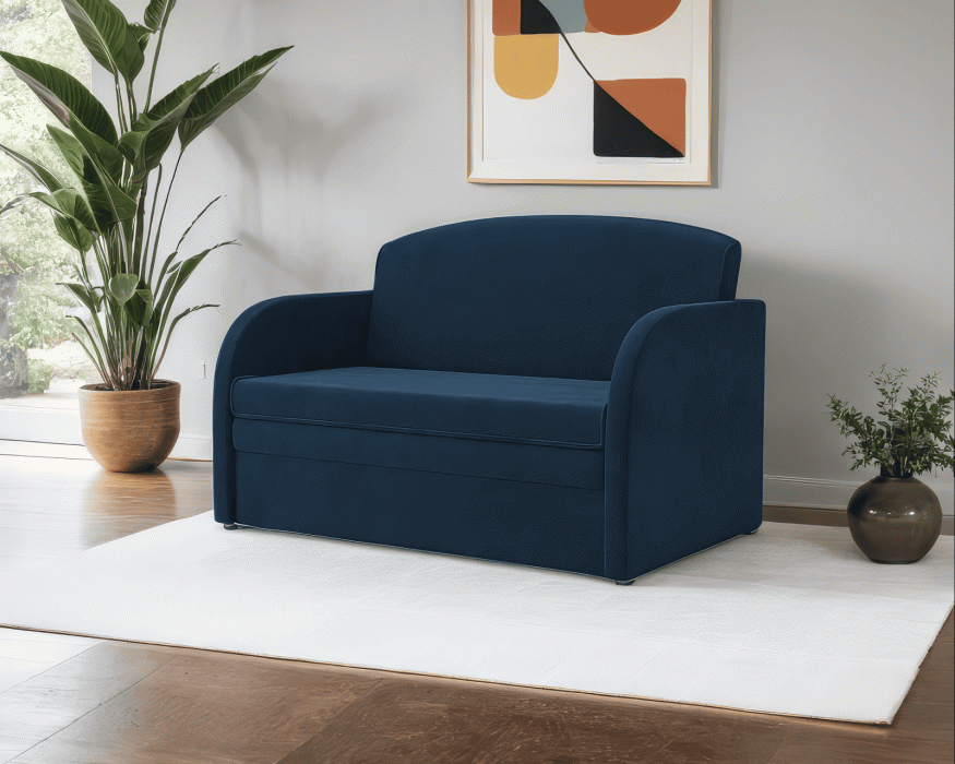 Диваны кровати со спальным местом, Диван прямой выкатной Малютка (Велюр)