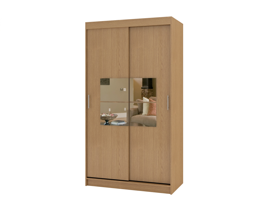 Шкафы-купе, Шкаф купе РИФ-2 ЗЕРКАЛО вариант 5 габарит 800х400х2000