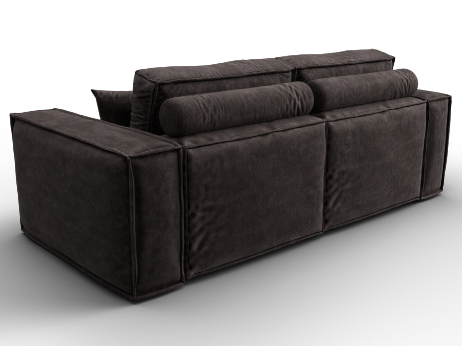 Диваны с ящиком для белья, Диван прямой Лига-081 НПБ, велюр BRUT