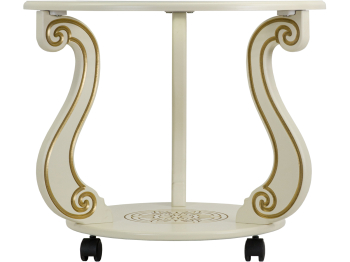 Стол журнальный Мебелик Грация (С) на колесах