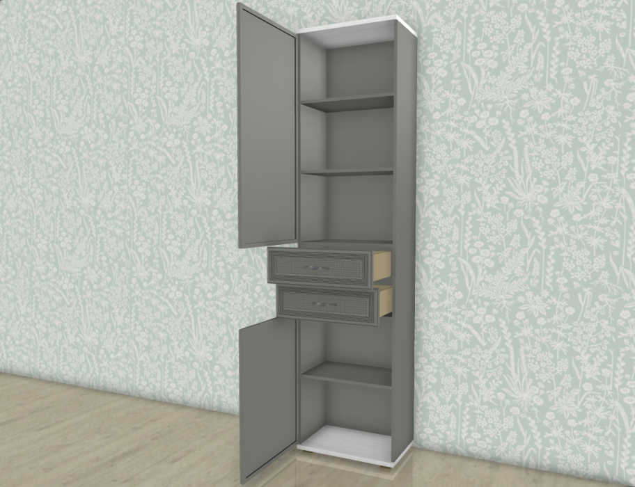 Шкафы одностворчатые, Модульная система Карина Шкаф ШК-1045