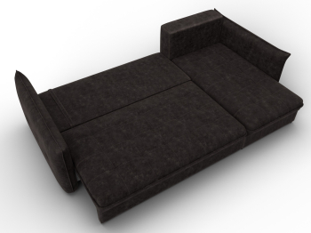 Диван угловой Лига-100 НПБ угол универсальный, велюр BRUT