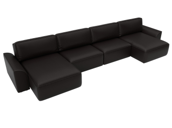 Диван п-образный Лига-048 НПБ лонг, экокожа GRIFON