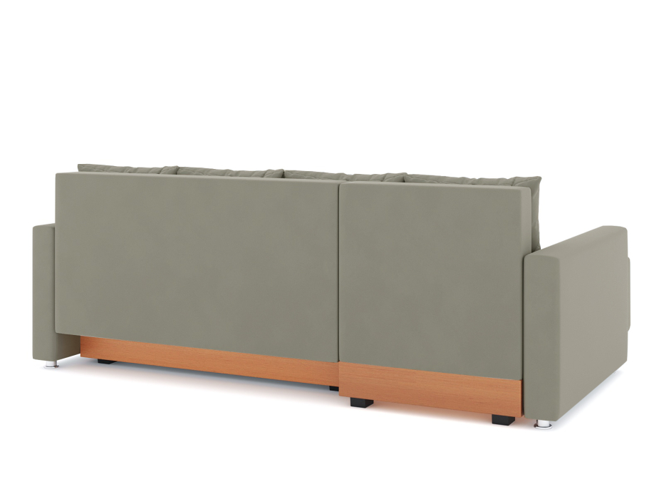 Диваны угловые в гостиную, Диван-кровать угловой Челси еврокнижка, велюр