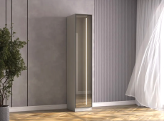 Шкафы одностворчатые, Спальня Букле Шкаф 1-дв (универсальный с зеркалом)