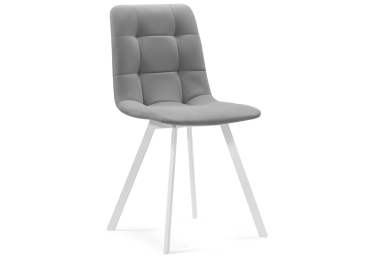 Стул Чилли велюр (опоры белые)