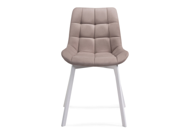 Стул Челси велюр (опры белые)