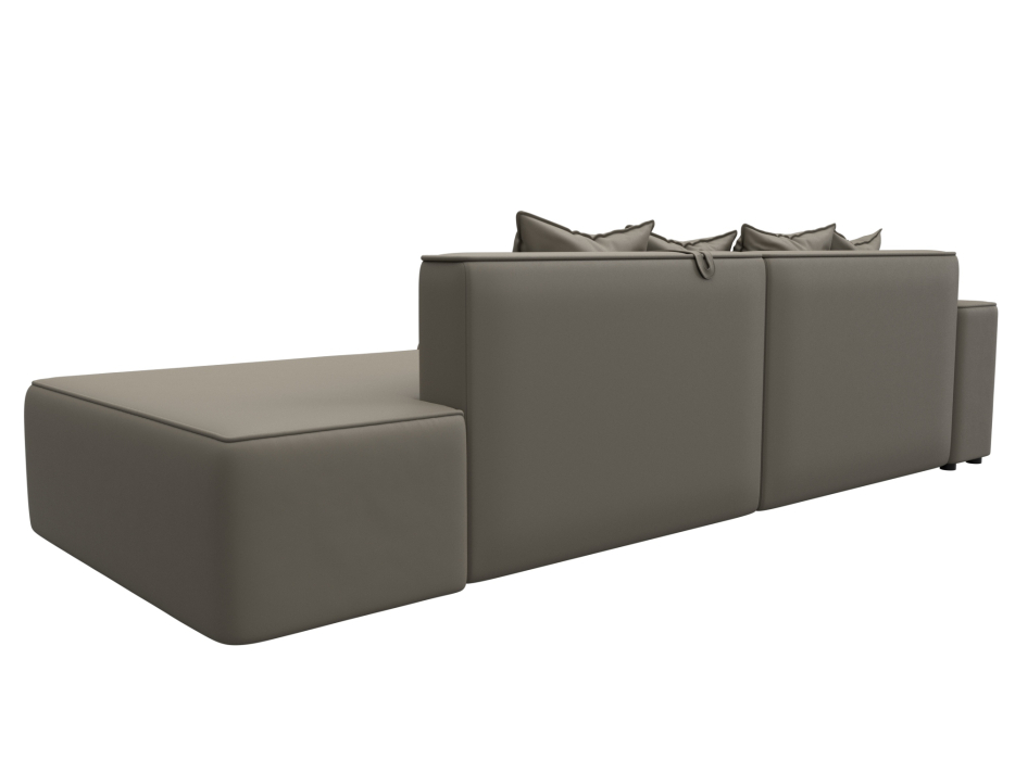 Диваны угловые в гостиную, Диван угловой Лига-079 угол левый, экокожа GRIFON