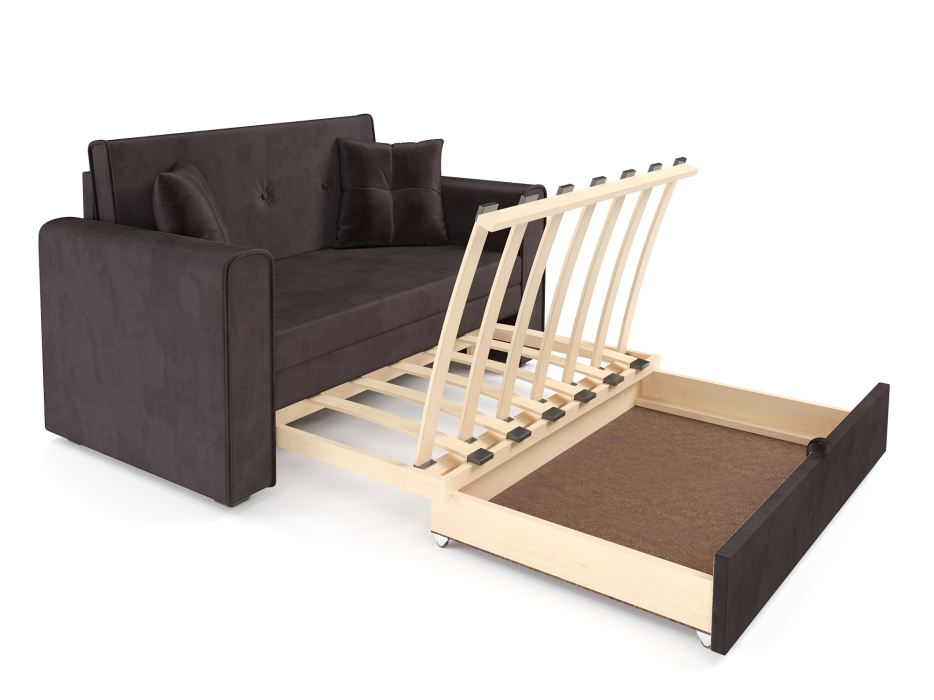 Диваны выкатные, Диван прямой выкатной Санта (Бархат)