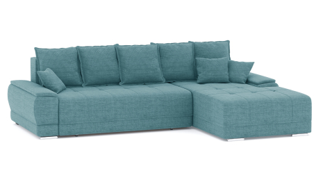 Диван-кровать угловой Нордвикс ПБ, рогожка