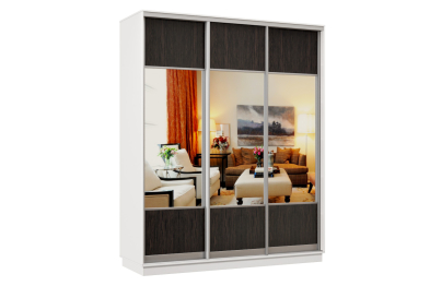 Шкаф-купе Премьер Лайт 35 (05;05;05) трехдверный