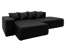 Диваны угловые в гостиную, Диван угловой Лига-065 угол левый, экокожа GRIFON