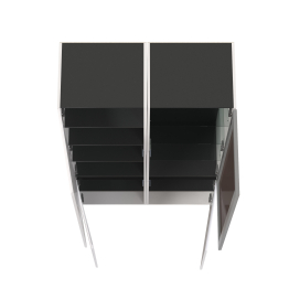 Сидней Шкаф-пенал с дверками и шкаф-витрина 13.201