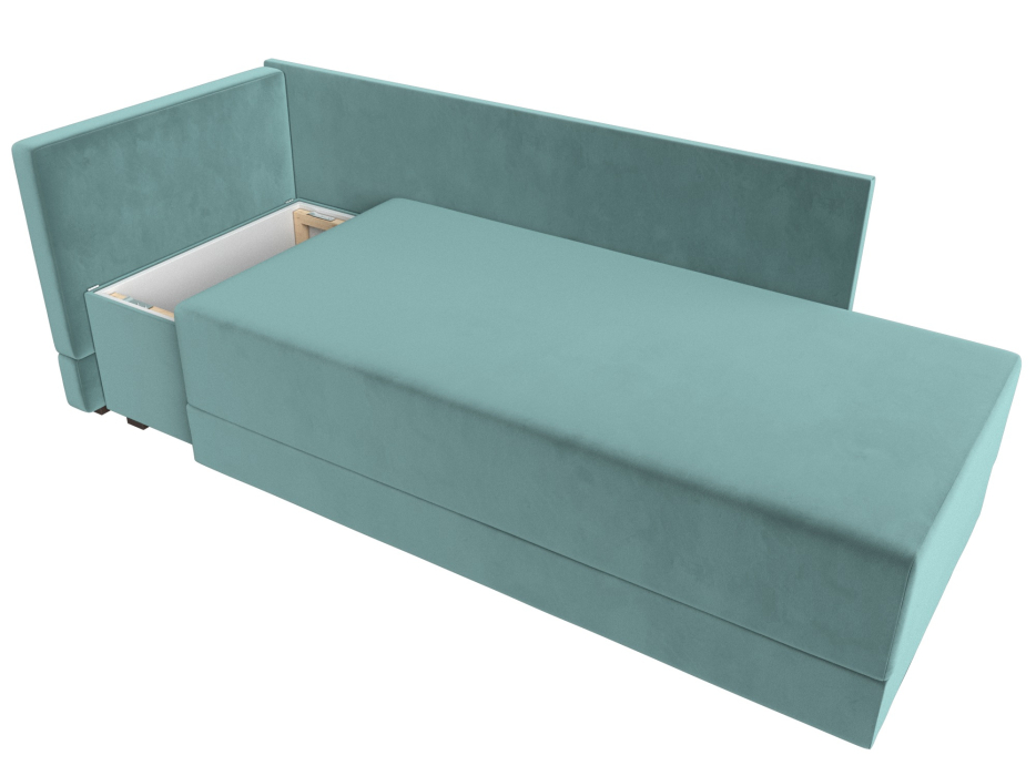 Кушетка диван, Кушетка Никас левая, велюр