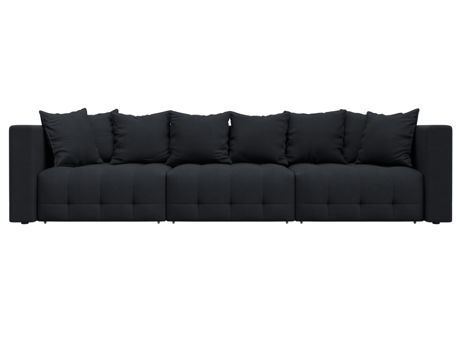 Дизайнерские диваны для гостиной, Диван прямой Лига-052 НПБ Лонг, замша JOLY