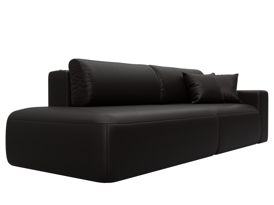 Диваны еврокнижки, Диван прямой Лига-036 НПБ Модерн подлокотник справа, экокожа GRIFON