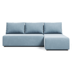 Угловой диван-кровать Каир (Комо, Крит), велюр