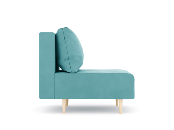 Кресло для отдыха Милли без подлокотников, велюр