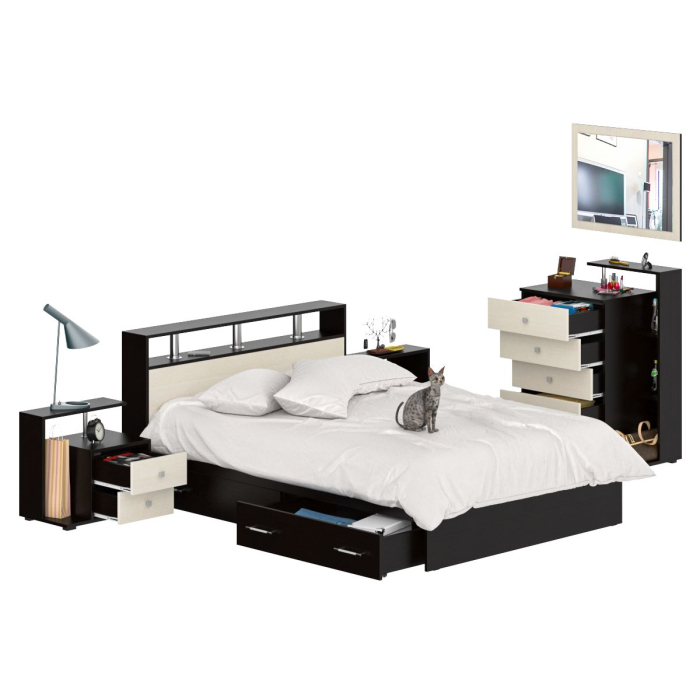 Спальные гарнитуры, Спальный гарнитур Камелия №12