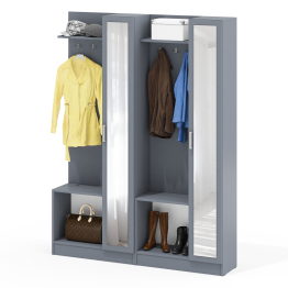 Прихожая РВК Камелия-8 с зеркалом комплект из двух штук