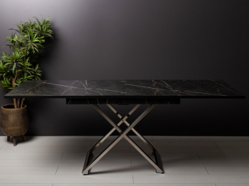 Стол трансформер Cross (нержавеющая сталь)