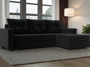 Угловой диван Ливерпуль Лайт правый угол, велюр