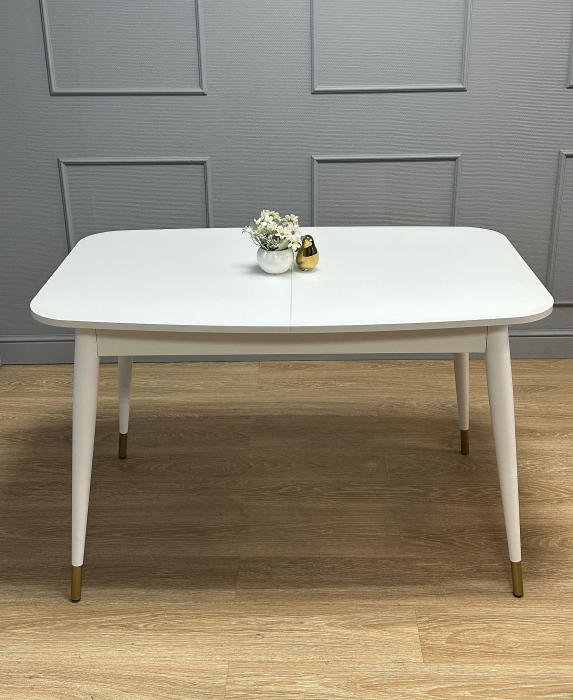 Обеденные столы, Стол Kenner 1300K раздвижной, стекло сатин