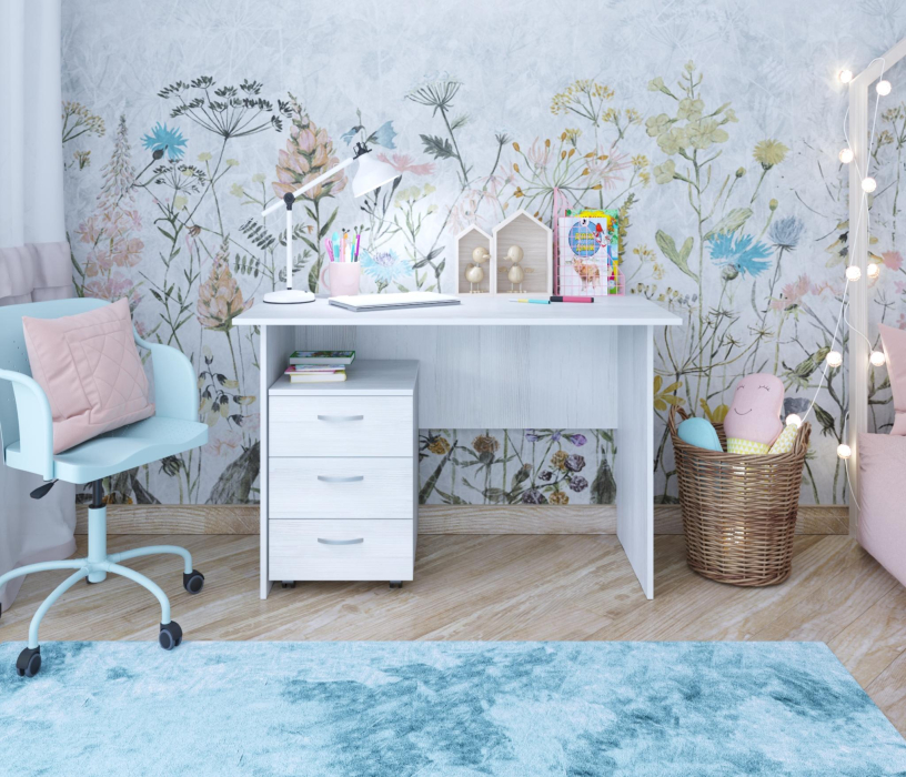 Детские столы, Письменный стол с тумбой