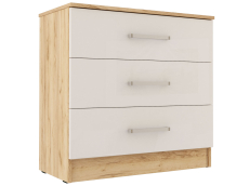 Комоды, Комод Адель дуб вотан-белый глянец