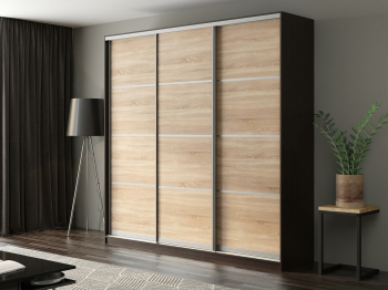 Шкаф-купе Айсберг 230 ВЕНГЕ (сонома/глухой)