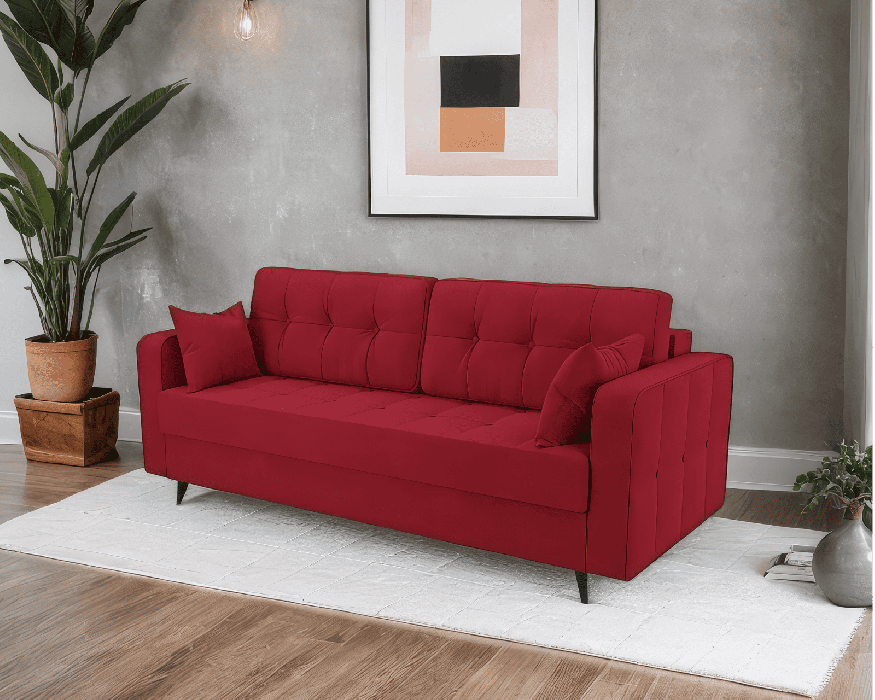 Диваны с ящиком для белья, Диван прямой тик-так Снеп (Кордрой)