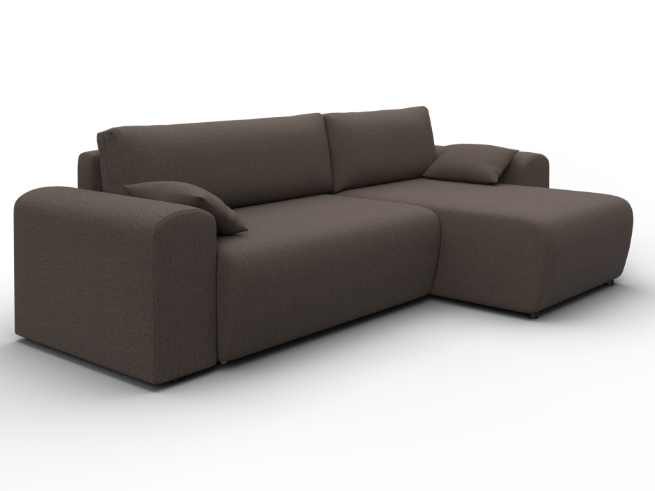 Диваны угловые в гостиную, Диван угловой Лига-099 угол универсальный, рогожка Амур