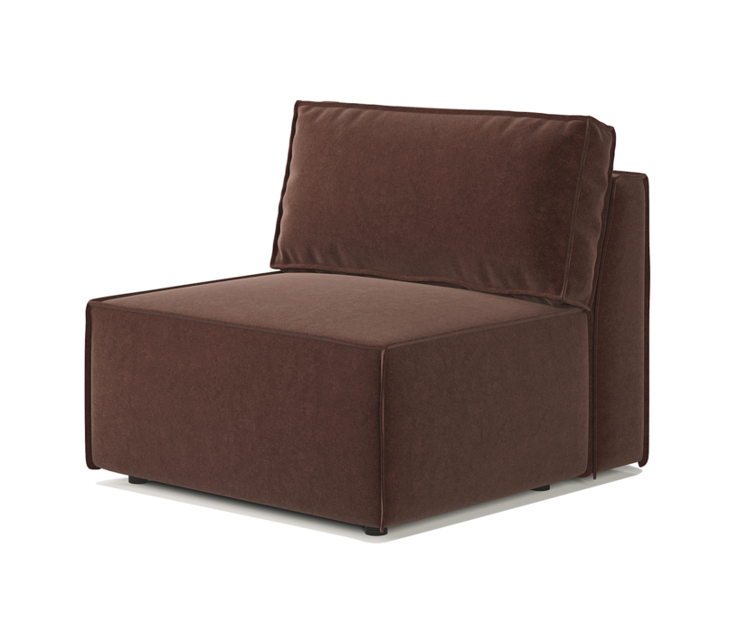 Диваны угловые в гостиную, Диван модульный Шарм 25 211х170х70 см, левый, велюр