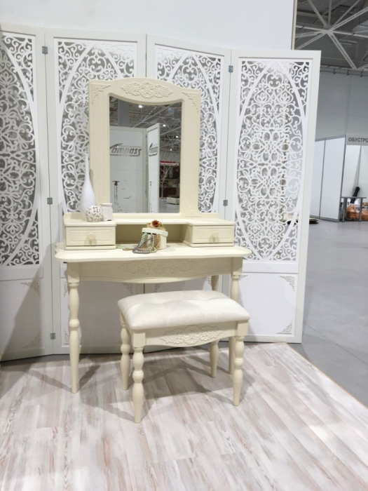 Зеркала в спальню, Полка с зеркалом Ассоль АС-38