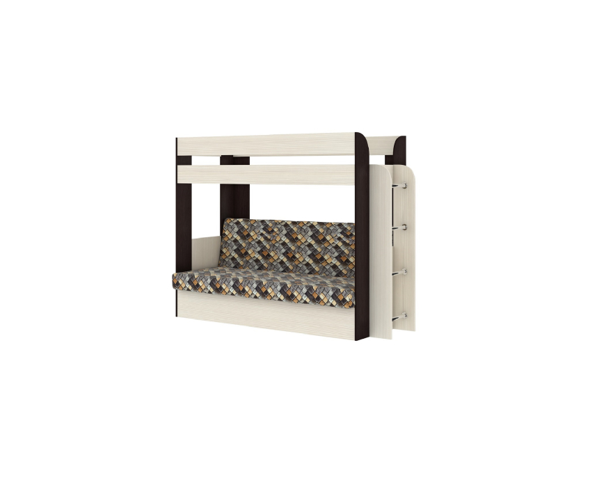 Для подростков, Кровать-диван Карамель 75 Ясень Анкор Светлый/Бодега Темный