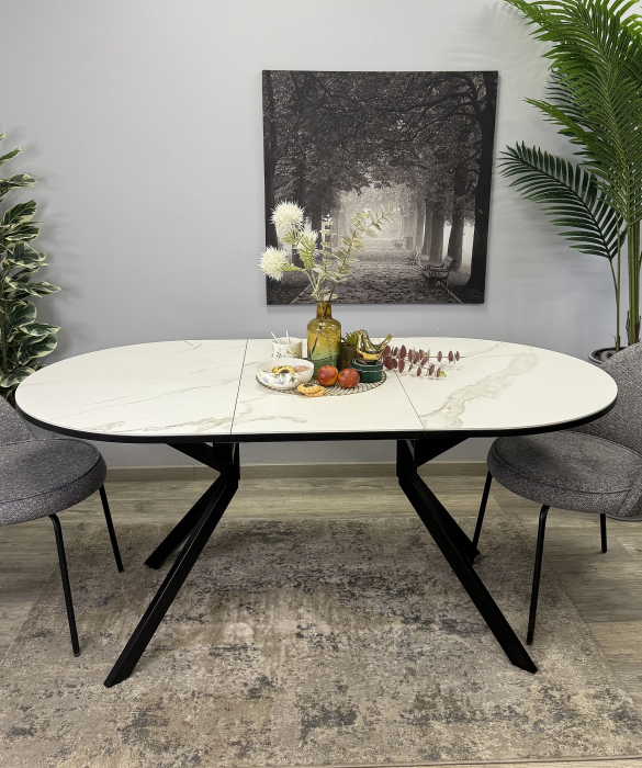 Обеденные столы, Стол Kenner DO1200 раздвижной, керамика