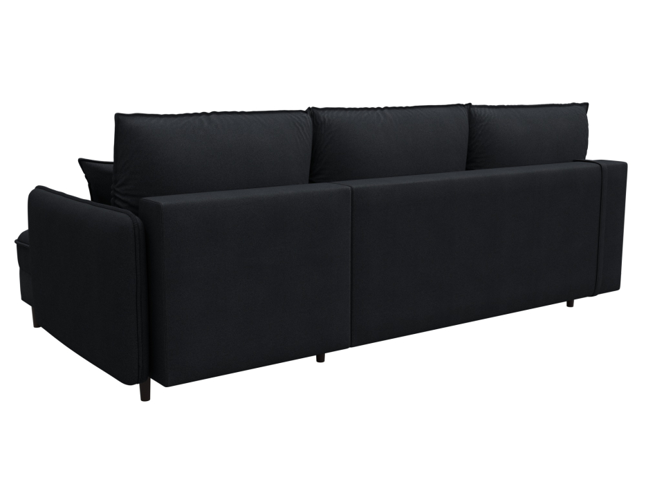 Диваны угловые в гостиную, Диван угловой Лига-064 НПБ угол универсальный, замша JOLY