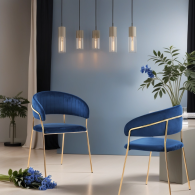 Стулья, Комплект стульев Whispered Fusion, золотой (Комплект 2 шт)