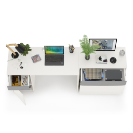 Компьютерный стол Торонто с комодом