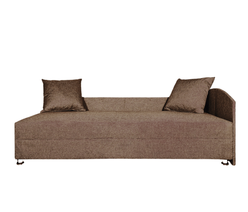 Односпальные, Кровать тахта односпальная 80, правый угол, рогожка