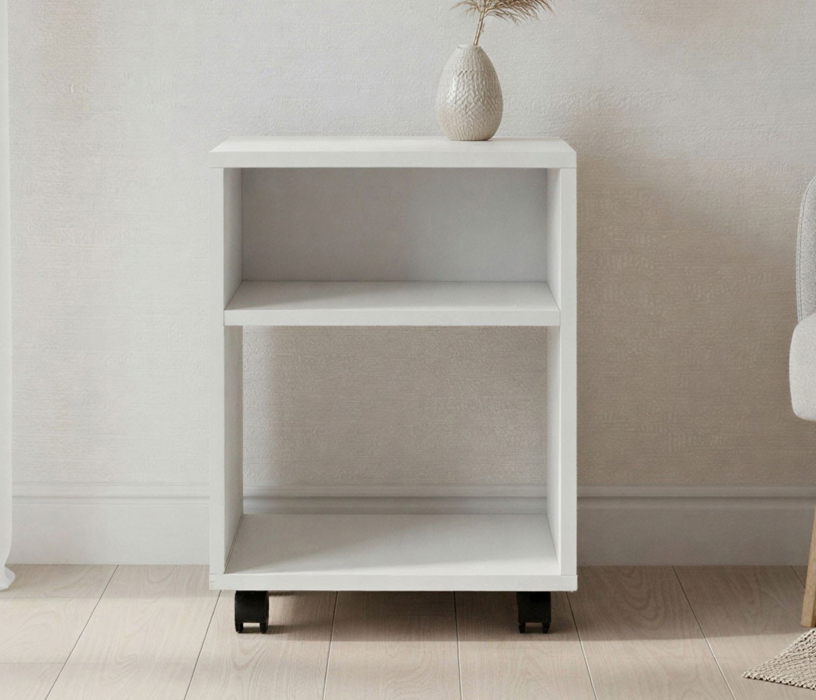 Прикроватные тумбы, Тумба прикроватная с полкой на колёсиках Теви