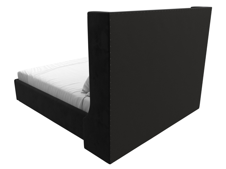 Мягкая кровать, Кровать интерьерная Ларго 160, велюр