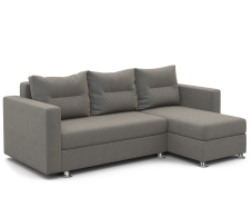 Диваны угловые в гостиную, Угловой диван Ария правый, велюр