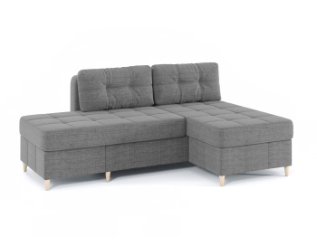 Диван-кровать угловой Оливер Люкс 2 еврокнижка-трансформер, рогожка